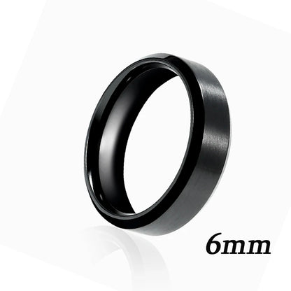 Black Ring Valor - 8/6mm