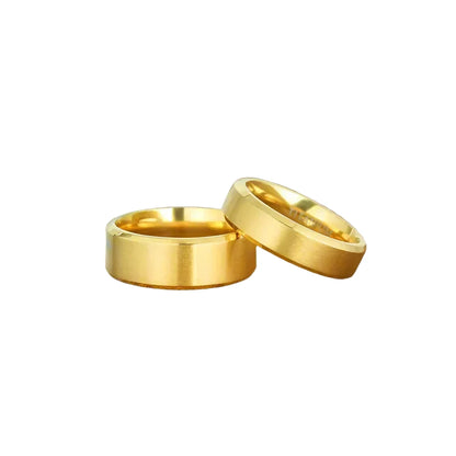 Gold Ring Titanium - 8/6mm