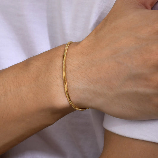 Gold Snake Chain Bracelets